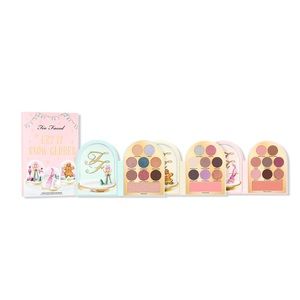 NEW 3pc Too Faced Let It Snow Globes Eyeshadow Blush Highlighter Palette Gift